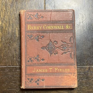 Antique Barry Cornwall &C Vest Pocket Book By James T Fields 1876 - Picture 1 of 20