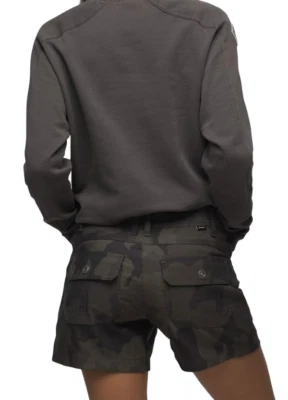 PrANa Mujer Pantalones Cortos 12 Verde Camuflaje Halle Short II Elástico Nylon UPF 50 Entrepierna 5” Foto 1 de 2