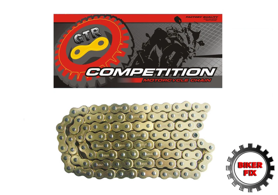 FITS Suzuki GT185 74-79 Gold Heavy Duty GTR Chain - Image 1 of 1