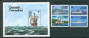Ships Grenada - Grenadines 611 - 14 + Block 82 (MNH) - Picture 1 of 1