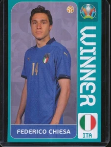 20 FEDERICO CHIESA # WINNER ITALIA ITALY STICKER PANINI UEFA EURO 2020 - Foto 1 di 2