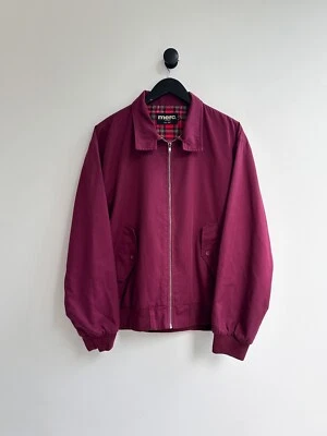 Vintage Merc London Harrington Cherry Bomber Jacket Size L Mens - Image 1 of 4
