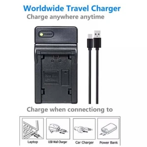 Cargador de batería USB para NP-FZ100 Sony A9 A9 II A6600 A6700 FX3 FX30 ILCE9M2/B - Imagen 1 de 5