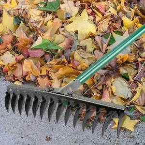 14 TOOTH TEETH REPLACEMENT RAKE HEAD GARDEN LAWN LEAF LEAVES METAL CARBON STEEL - Picture 1 of 7