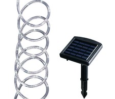Outdoor Landscape Rope Light Heavy Duty Solar Powered Weatherproof LED Lighting