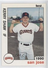 1990 Best San Jose Giants Kerry Shaw #2
