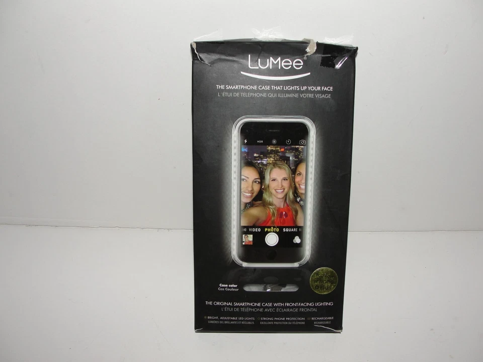 Funda iluminada para teléfono celular LuMee iPhone 6 Plus o 6s Plus - negra  Foto 1 de 1