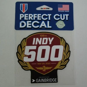 2022 Indianapolis 500 106TH Running Event Collector Perfect Cut Decal - Picture 1 of 9