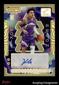 2023-24 Panini Recon Gold #14 Keyonte George RC ROOKIE AUTO JAZZ 08/10 - Picture 1 of 2