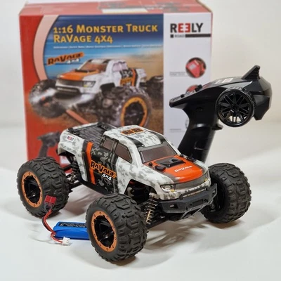 Reely Ravage Rc Monstertruck 1:16 Brushed Rc Auto Offroad 4WD 30KM/H RE-6603897 - Bild 1 von 4
