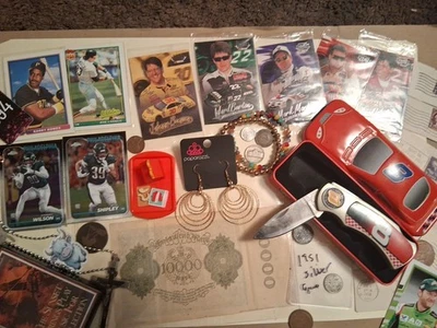 Collectible Junk Drawer Lot Proof 1951 Silver Foreign Coin Q922 German Mark NFL - Image 1 of 4