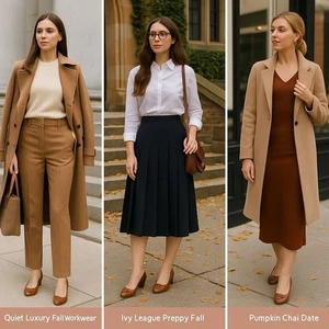 Tory Burch Women Cognac Wedge Pumps 6M Leather Logo, Fall Preppy, Quiet Luxury - Picture 1 of 15