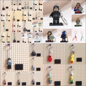 MINIFIGUR SCHLÜSSELANHÄNGER - Star Wars Harry Potter Marvel Sesamstraße mit Anhänger Neu - Bild 1 von 63