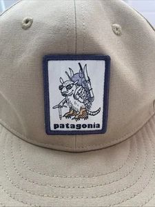 Patagonia Scrap Everyday Hat Fun Hoggers Mens Cap Armadillo Khaki Tan Limited OS - Picture 1 of 5