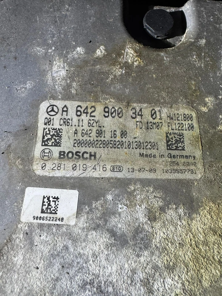 A6429003401 Bosch EDC17CP57 0281019416 Mercedes CDI Engine ECU Module - Image 1 of 1