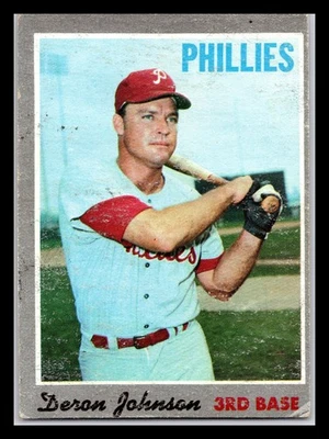 1970 Topps #125 Deron Johnson Philadelphia Phillies - Image 1 of 2