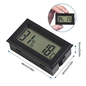 5pcs Thermo-Hygrometer -50℃~+70℃ 1%~99% 47*28.5*16mm FY-11 LCD-Display - Picture 1 of 12