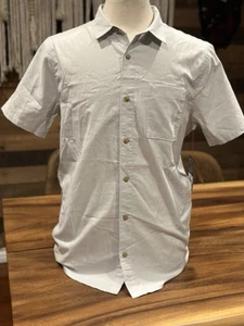 Roark gut getragen Herren mittel hellgrau Kurzarm Knopfleiste - Bild 1 von 11