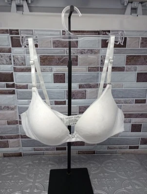 Sujetador Vanity Fair para mujer talla 34B 2131101 Ego Boost blanco correas convertibles nuevo con etiquetas  Foto 1 de 4