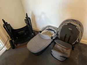 Graco Near2Me Pram/Stroller Parent Or World Facing - Carrycot Included - Picture 1 of 8