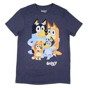 Bluey Men's Family Group Shot Children's Learning Series T-Shirt, Large Adult - Picture 1 of 3