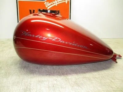 GENUINE HARLEY DAVIDSON TOURING ROAD GLIDE GAS TANK CANDY ORANGE 2011-2013 Foto 1 de 4