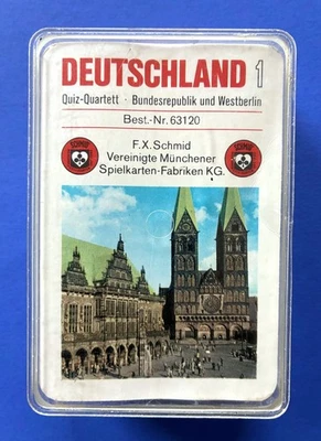 Quiz-Quartettspiel Germany Bundesrepuplik And West Berlin 1978 F.X.Schmid - Image 1 of 4