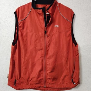 Brooks Orange reflective running vest mens size large Aireplex Vest - Picture 1 of 6