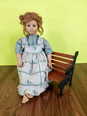 Künstlerpuppe Anette Himstedt Käthe 70cm Vinyl Puppe Sammler Krankenschwester - Bild 1 von 4