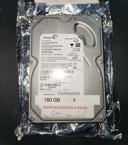 Seagate160GB Hard Disk Drive BARRACUDA 7200RPM ATA SATA OEM ADJ - Picture 1 of 1