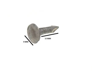 Paquete de uñas de fieltro de techo galvanizado 13 mm talla 2400 - Imagen 1 de 1