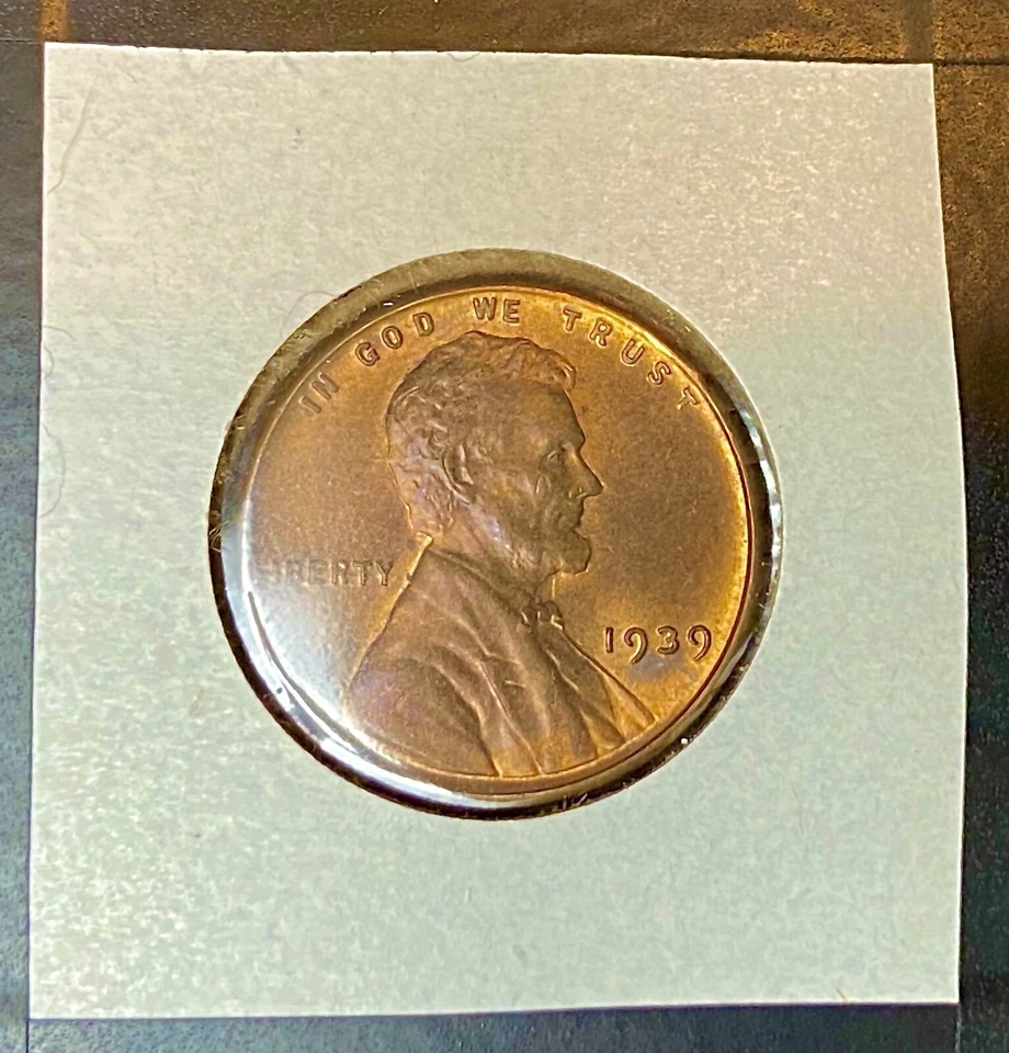 1939 Red Lincoln Wheat Cent - DDO Doubled Die Obverse - Image 1 of 4