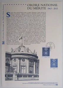 Philatelistisches Dokument 1. Tag: 49 2013 - Nationaler Verdienstorden - Bild 1 von 1