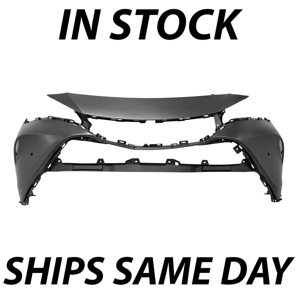 NEW Primered - Front Bumper Cover for 2021 2022 2023 2024 Toyota Venza w/ Park Foto 1 de 4