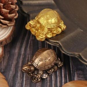 Tortoise Ornaments Tabletop Ornament Money Turtle Statue Miniatures Figurines