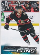 2022-23 Upper Deck Series 2 Jake Sanderson Young Guns Version Rookie Card