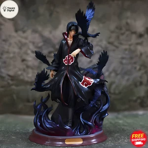 Uchiha Itachi Action Figure 28cm – Naruto Anime PVC Statue Model Home Decor Gift - Photo 1/6