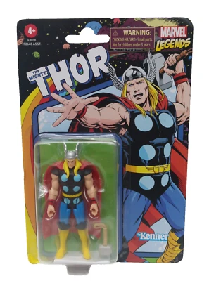 Figura de acción de Thor 3 3/4 pulgadas retro colección 375 Marvel Legends Foto 1 de 2