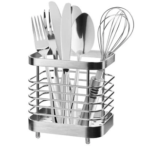 Utensil Holder Stainless Steel Drying Rack with Detachable Base Dish Drainer - Picture 1 of 7