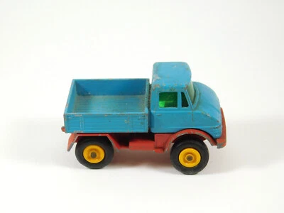 Camión Unimog Lesney Matchbox azul vintage Foto 1 de 4