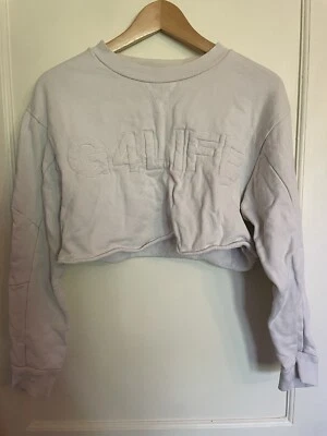 G4life Cropped Cream Sweater River Island Rihanna Size 8 - Image 1 of 4