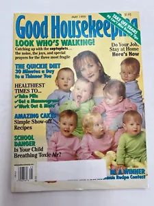Good Housekeeping Magazine May 1999 Bringing Up Babies Tips and Cover Feature - Picture 1 of 9