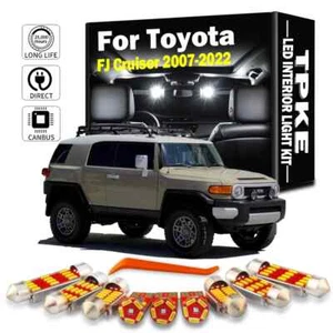 8Pcs LED Bulbs Interior Dome Reading Light Kit For Toyota FJ Cruiser 2007-2022 - Picture 1 of 9