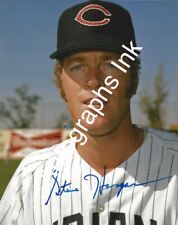 Steve Hargan autographed 8x10 Cleveland Indians Topps Vault Free Shipping #1