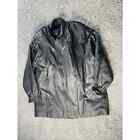 Men’s Jacket Viking USA Black Leather For Size 3XL Outdoor Wear Warm