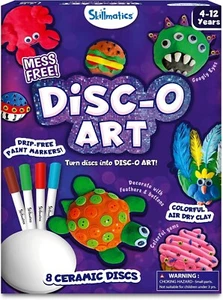 Art & Craft Activity - Disc-o Art, Mess-Free Art & Craft Activity for Girls & B - Picture 1 of 8
