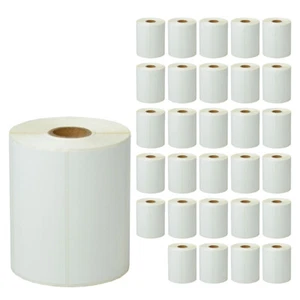 Etiquetas térmicas directas 750 4X2 por rollo 4"X2" para Zebra LP ZP GX LP2844 GC420T - Imagen 1 de 23