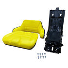D9NN400DB12B Yellow Universal Full Suspension Seat Back Rest Fits Ford Tractor