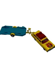 1970 Matchbox King Size K-46 Mercury Commuter & Trailer 1:50 Scale Diecast Car - Picture 1 of 5