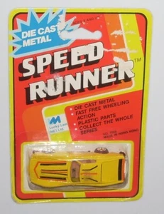 MOC Vintage anni '80 Lucky Lam Int'l 7069 Hong Kong Speed Runner Corvette Giallo - Foto 1 di 3